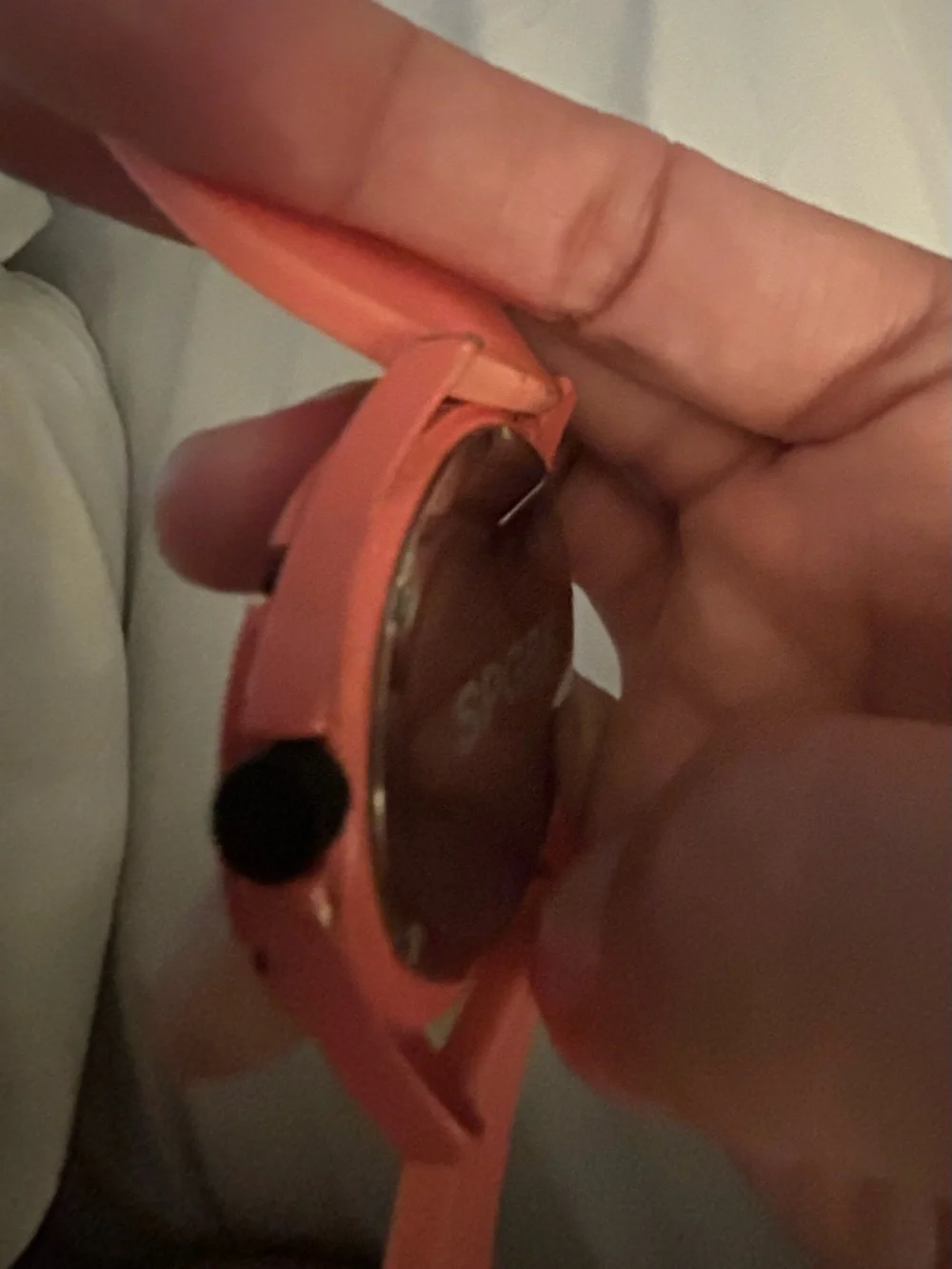 SPGBK Pink Silicone Watch - North Carolina 2016. Large face. Needs battery